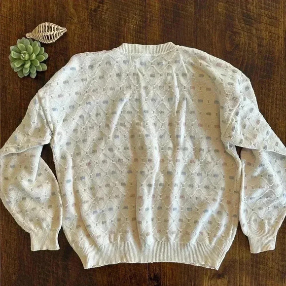 Waterfront Workshop | 100% Cotton 80’s Crewneck Grandpacore Sweater - Picture 2 of 6